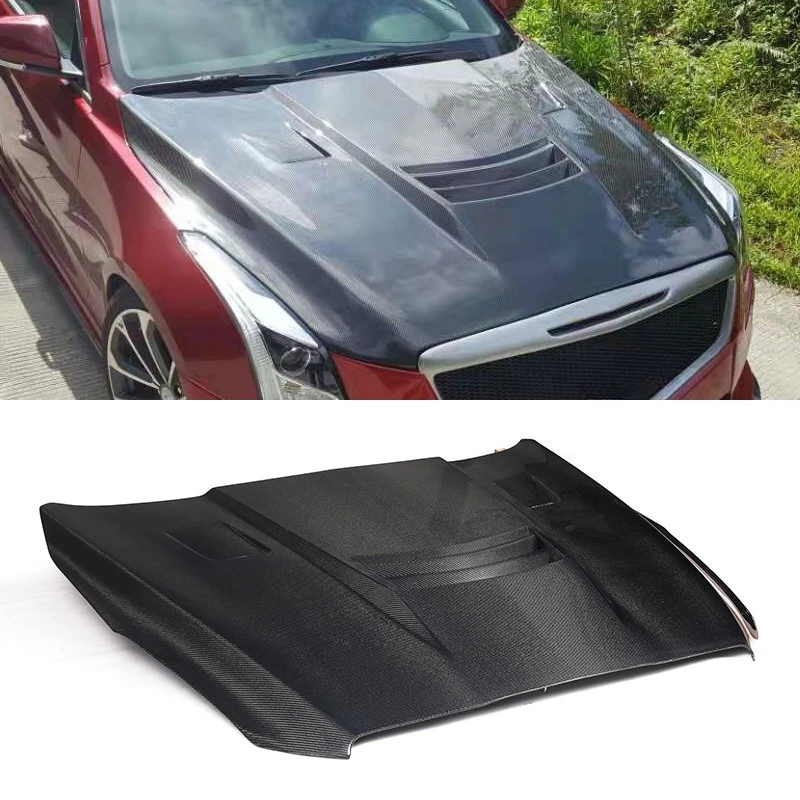 

Suitable For Cadillac ATSL Carbon Fiber Hood, Modified ATSL Carbon Fiber Car Hood