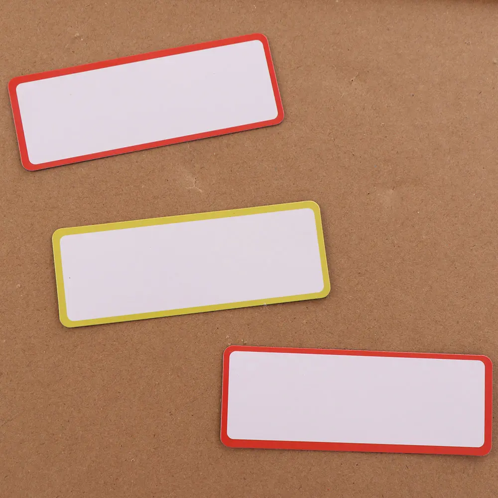 27pcs Durable Erasable Tag Board Square Portable Magnetic Label Whiteboard Convenient Nine Colors