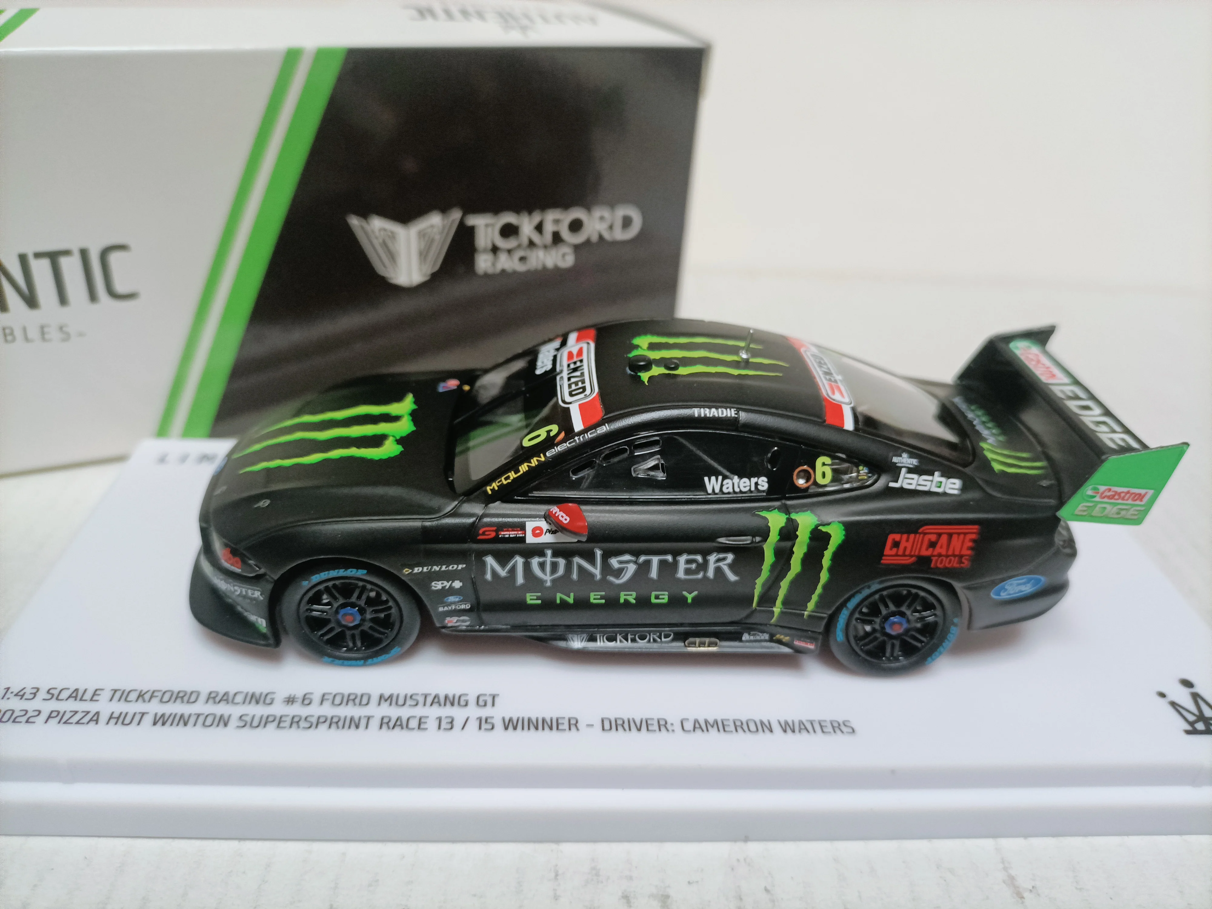 أصلية 1 43 بطولة فورد موستانج سباق نموذج تيكفورد فورد الفائز 2022