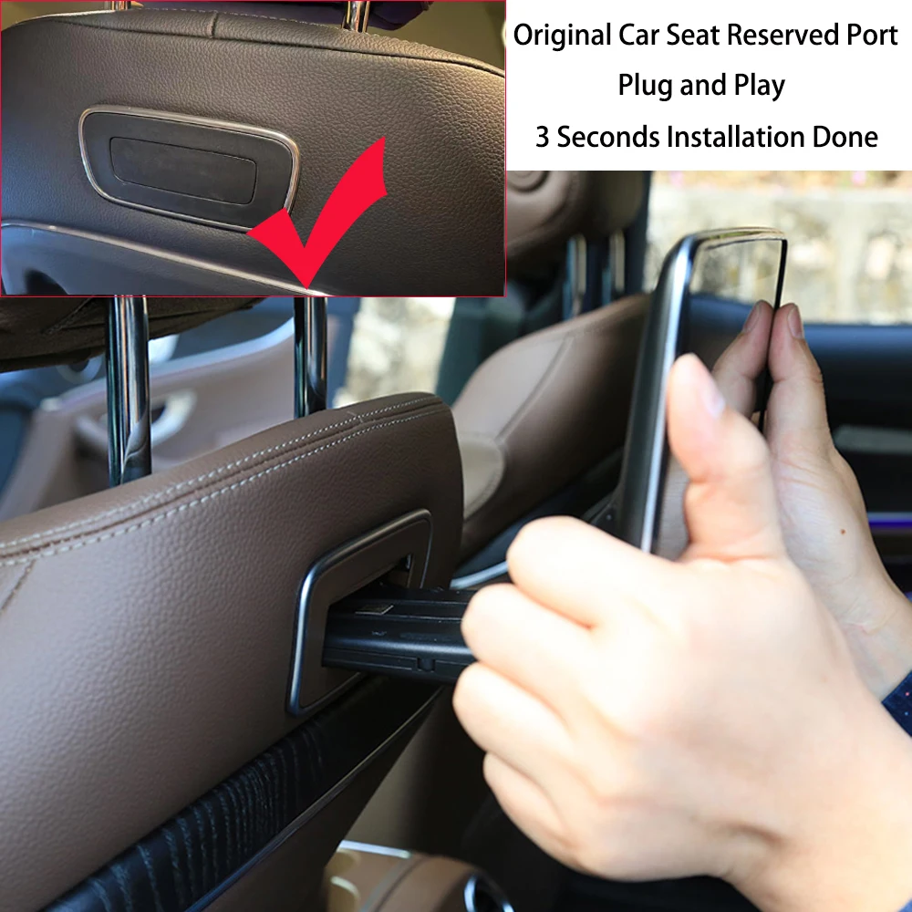 Plug And Play 11.6 Inch Rear Seat Entertainment System For 2020 Mercedes GLS450 GLE450 Wifi Android Video Player Car TV Monitor