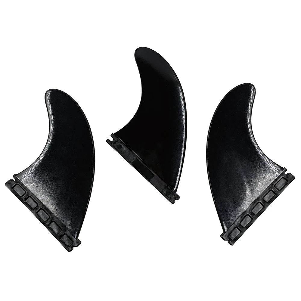 

UPSURF FUTURE-Black Surfboard Fins, Tri Tabs, M Size Fins, Nylon Short Board Fins, Plastic Quilhas Thruster, Surf Accessories