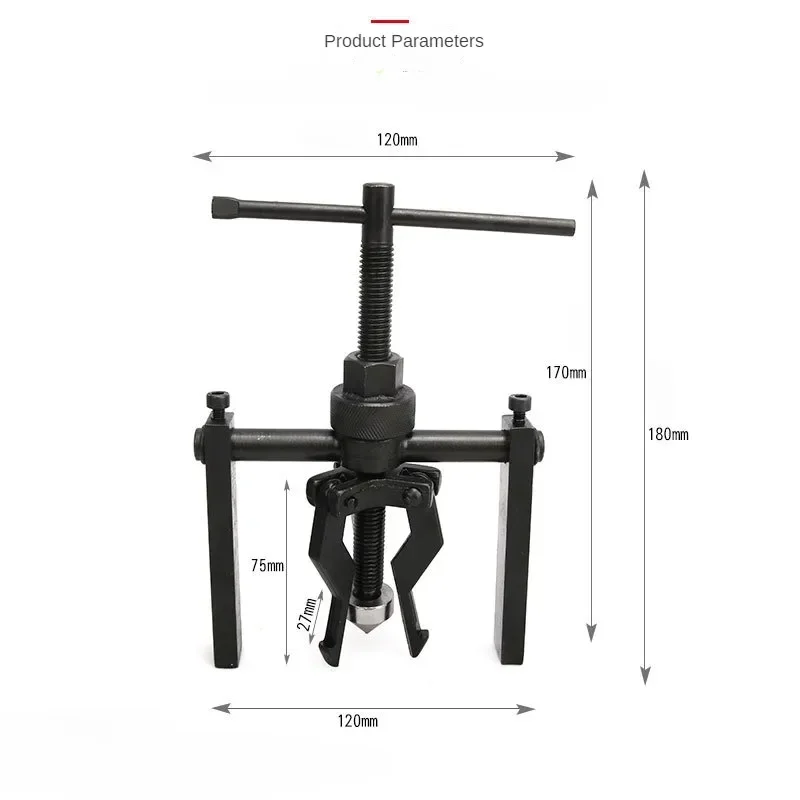 Universal Car Inner Bearing Puller Gear 3-Jaw Extractor Heavy Duty Automotive Machine Tool Kit Car Roller Extractor Repair Tools