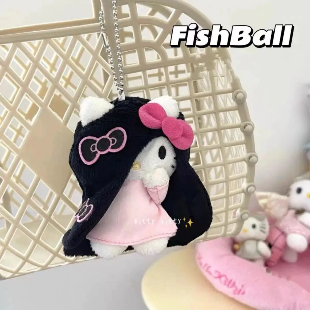 Sanrio Yamamura Sadako Hello Kitty Plush Handbag Backpack Car Hanging Ornaments Keychain Waist Decoration Friend Festival Gift