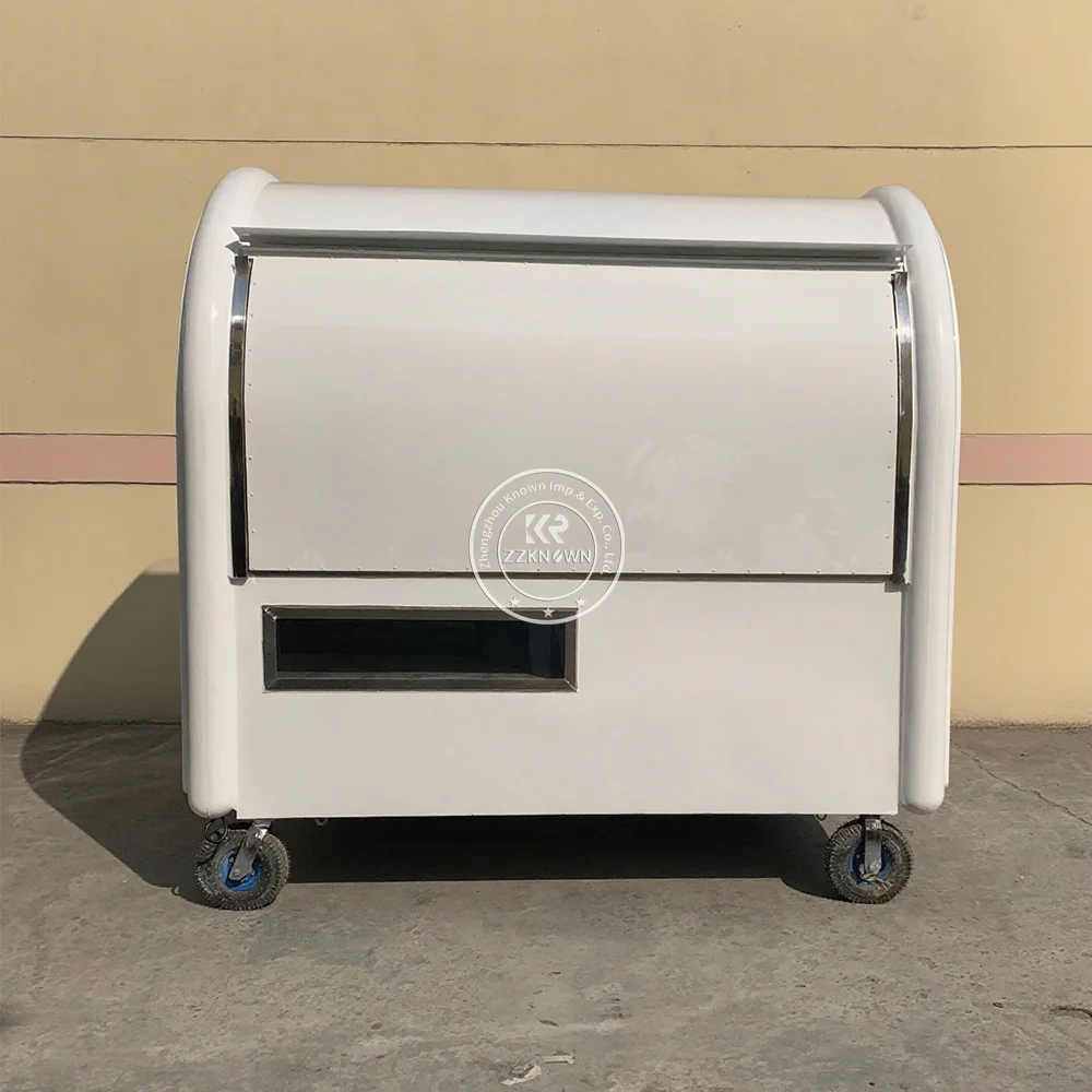

Custom Food Trailer Cart Fully Equipped BBQ Hot Dog Burger Fryer Tacos Mobile Portable Food Truck for Fast Food and Snacks