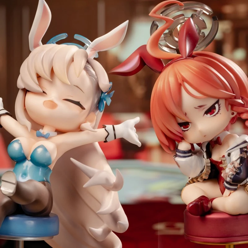 

(In Stock) (W_5397) Ichinose Asuna/ Mikamo Neru Bunny Girl Unpainted Unassembled Diy GK Figure White Resin Model Kit