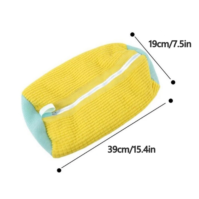 Household Portable Shoe Washing Bag Washing Machine Mesh Laundry Bag Anti-deformation Shoes Clothes Cleaning Bag