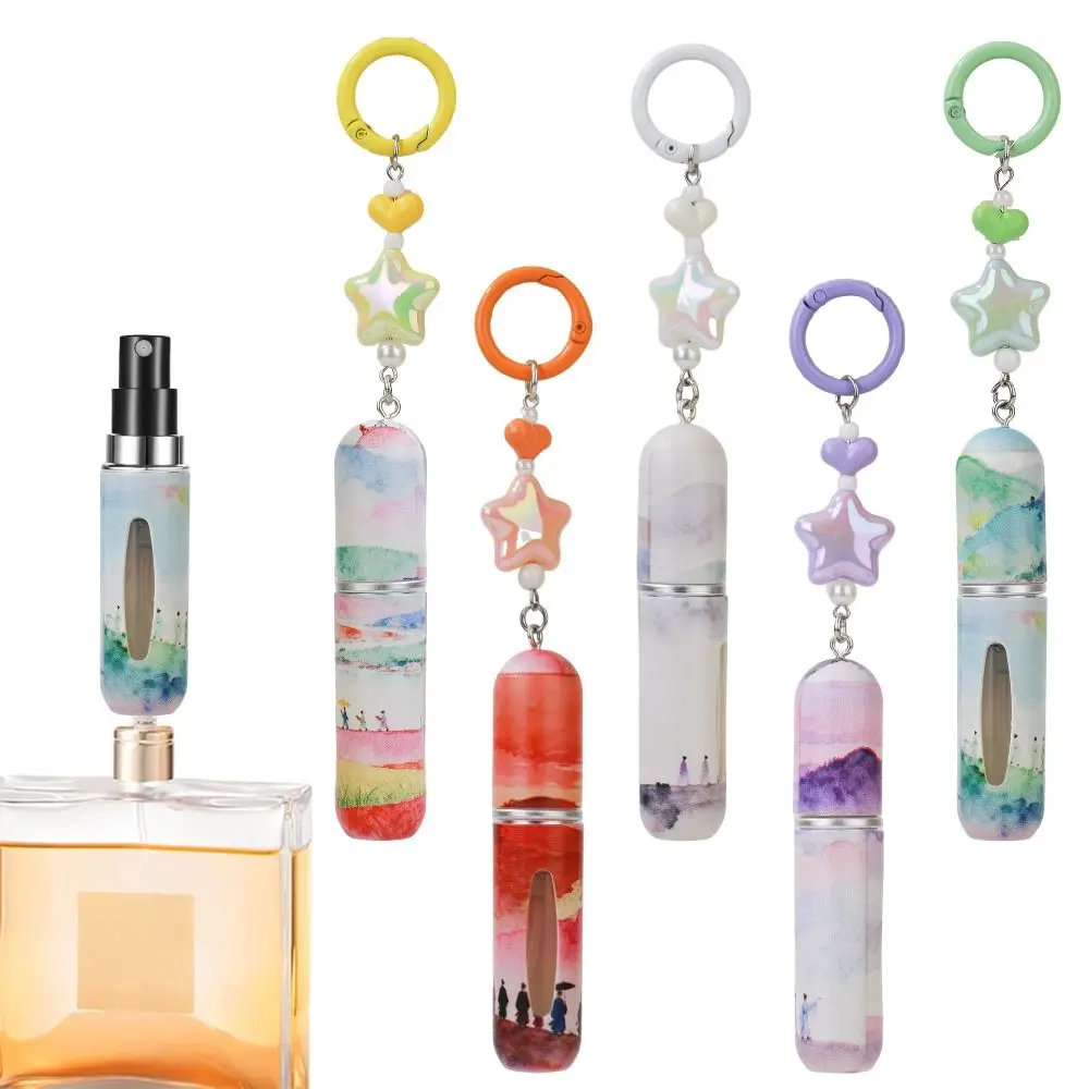 Fashion 5ml Mini Perfume Bottle Empty Refillable Empty Cosmetic Containers Storage Sprayer Portable Spray Atomizer Bottle