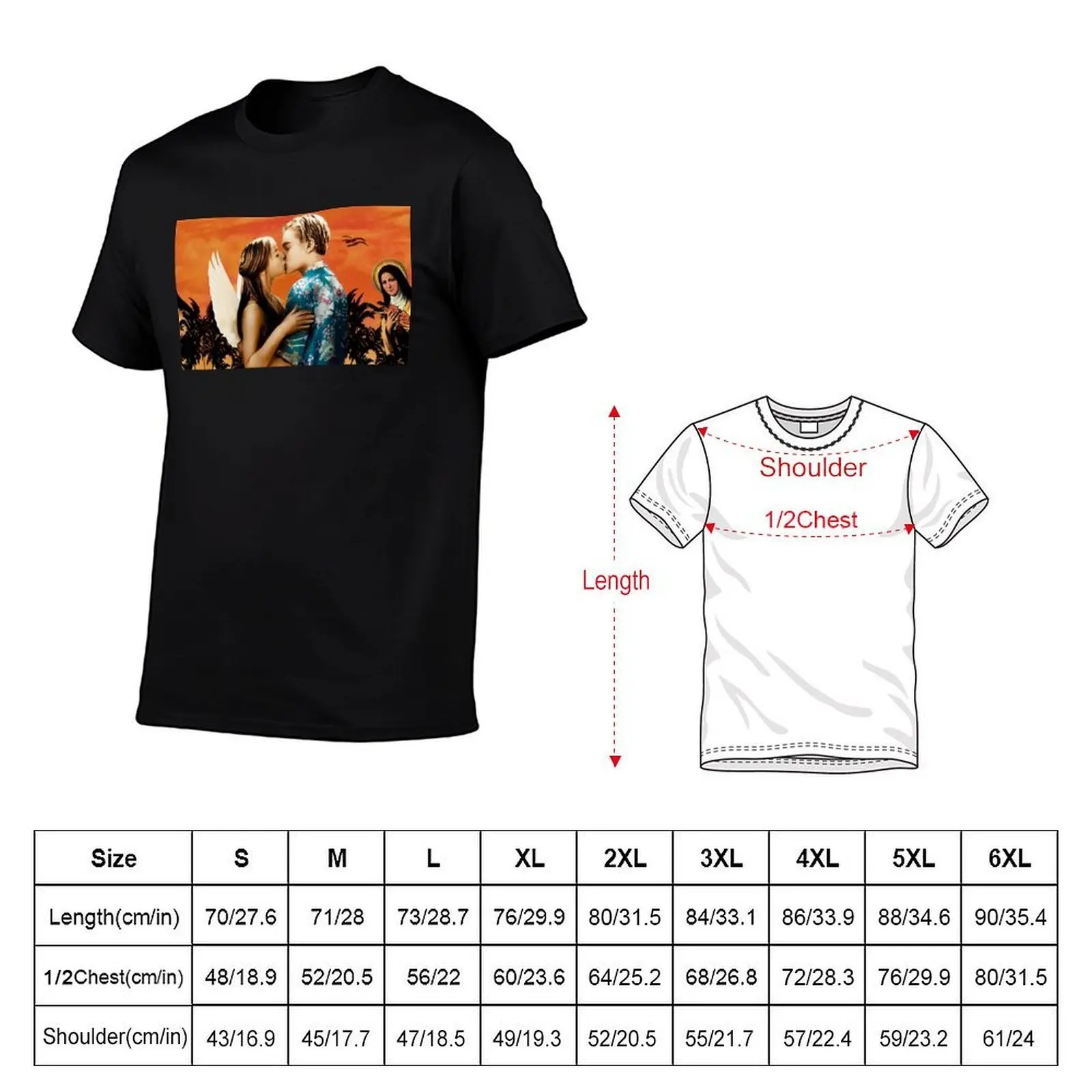 Romeo + Juliet T-Shirt Short sleeve tee custom t-shirts black t-shirts for men