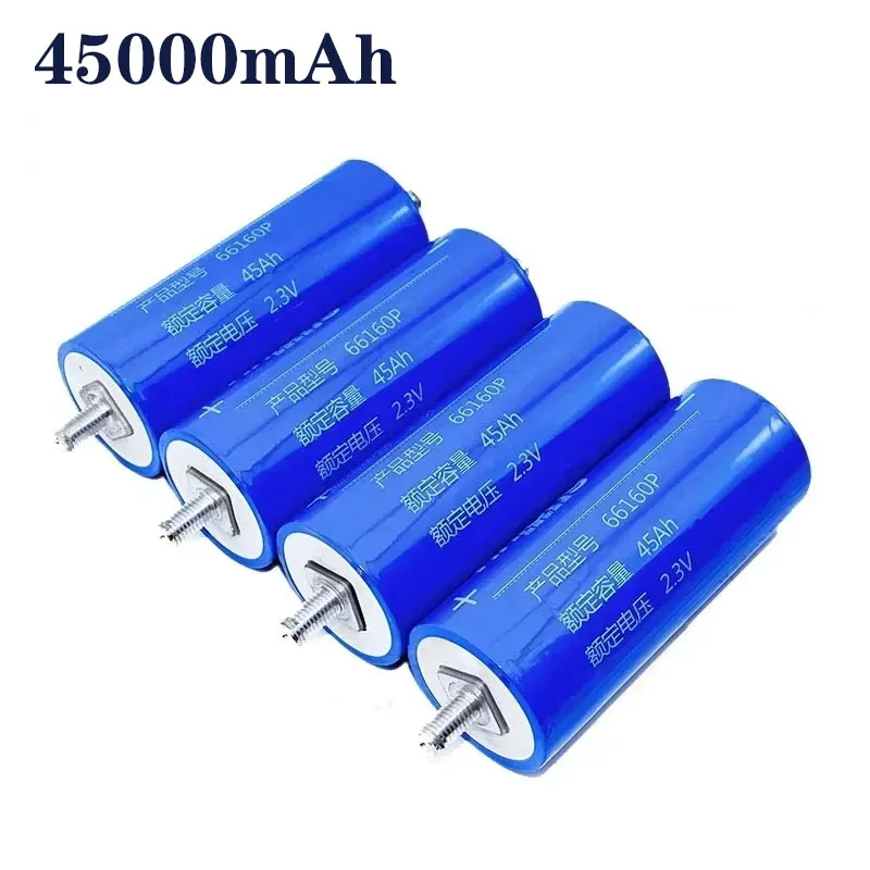 

66160 10C 40AH 45AH Lithium Titanate Battery LTO 2.3V for Solar Energy Storage Cars Start Battery UPS Discharge