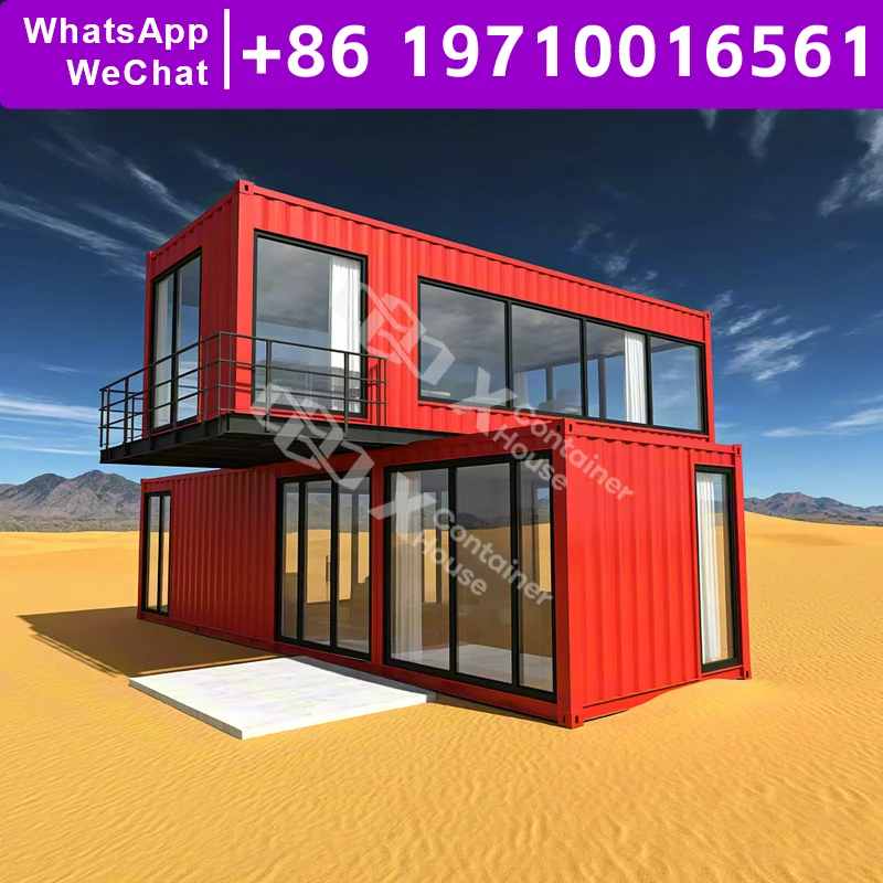 

Flat Pack House Steel Home Mobile House Prefab Container Home Modular Living Space with Energy Efficient System High Quality