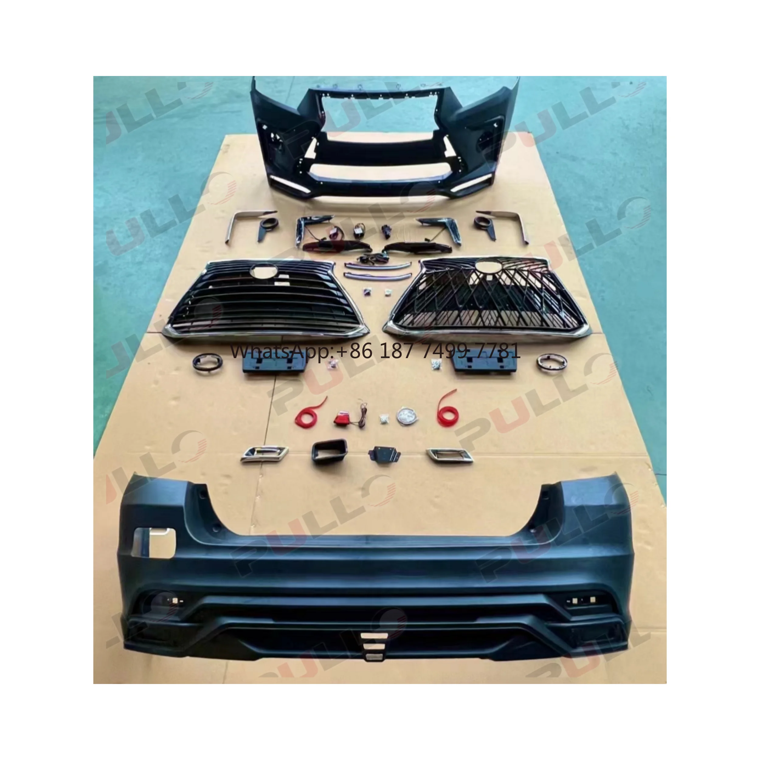 

Система кузова автомобиля, модифицированная для High.er 2012-2014, модернизация решетки переднего и заднего бампера