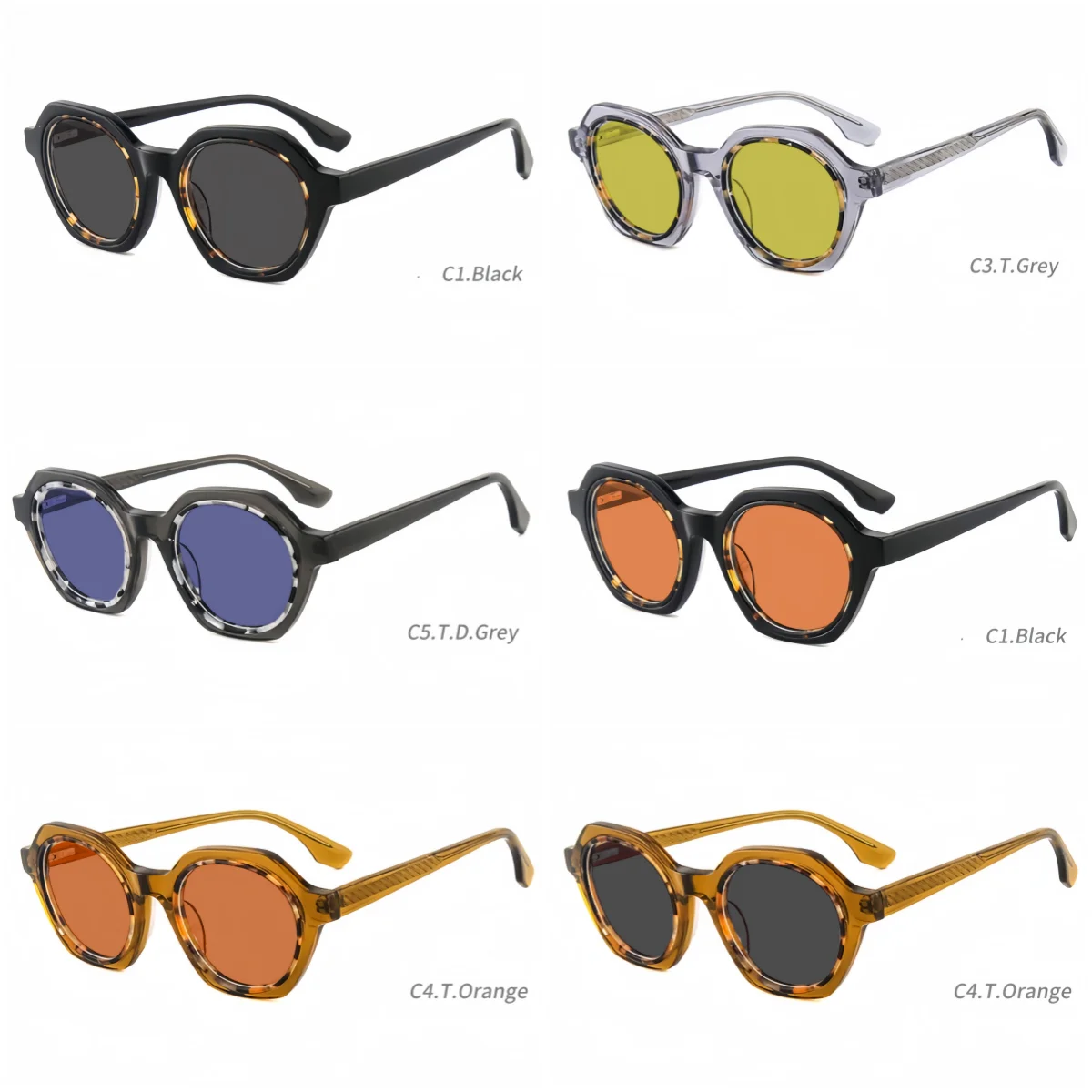 0 -50 to -600 Acetate Sunglasses Handmade TOP Quality fashion New products Outdoor reading glasses +50 to +600