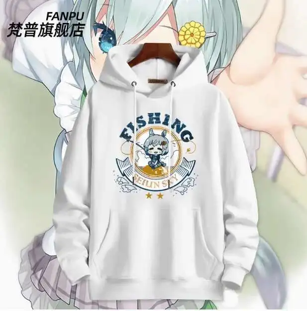 

Anime Umamusume: Pretty Derby Seiun Sky Hooded Hoodie Cosplay Autumn Winter Men Women Coat Loose Jacket Tops anime