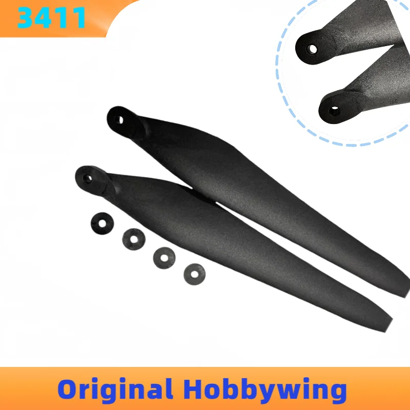 Original Hobbywing 3411 X9 Motor FOC Folding Carbon Fiber Plastic CW CCW Propeller for the Power System Agricultural Drone