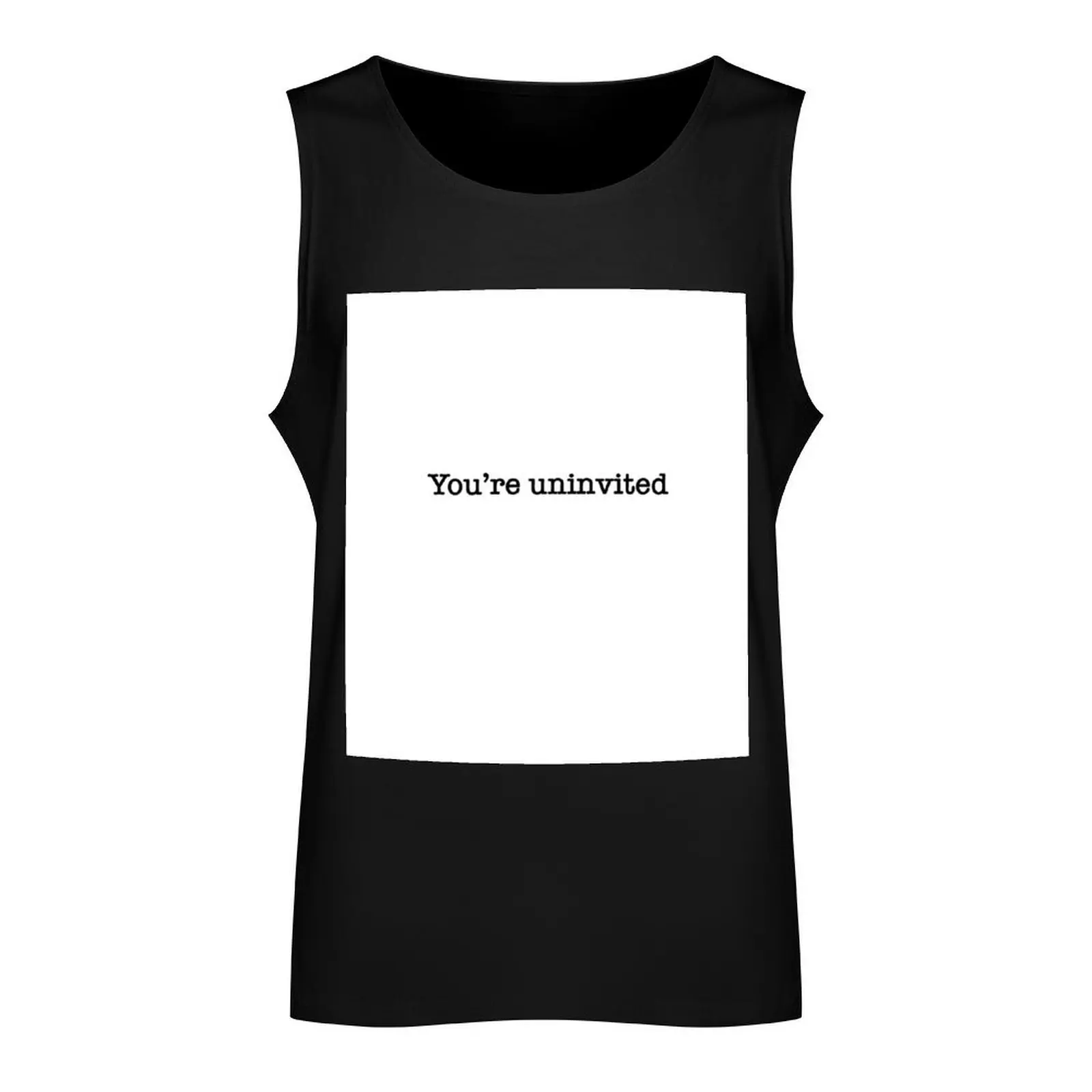 Jagged Little Pill - You_re uninvited Tank Top anime gym vest men