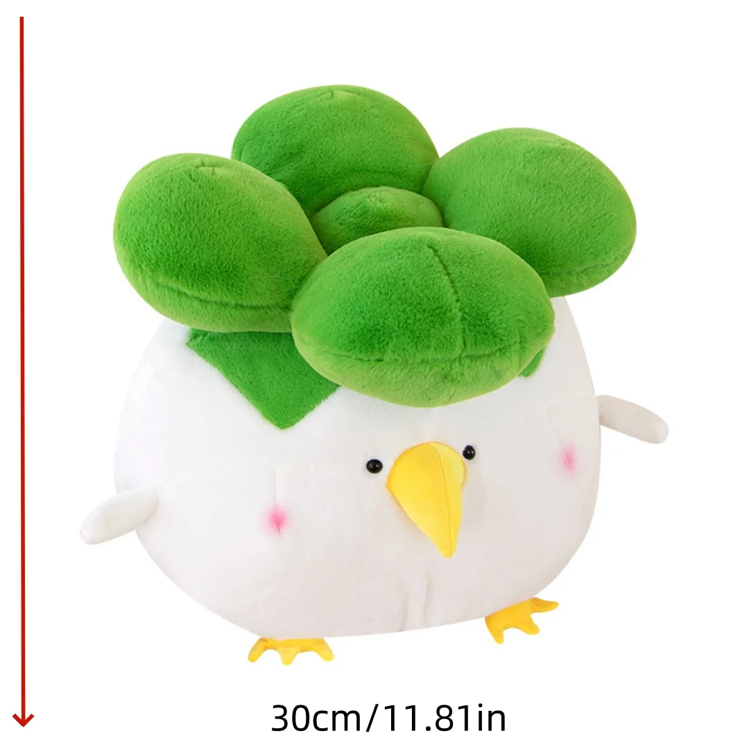 1pc 30cm/11.81in bonito frango novato boneca de pelúcia criativo calmante boneca repolho chinês travesseiro presente da menina