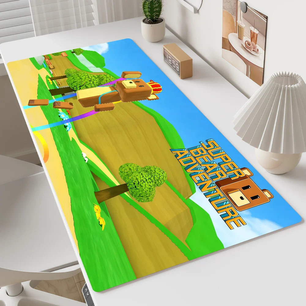 Mouse Pad MousePad Game Non-slip Bear S-Super Lockedge Adventure Office Student Gaming Thickened Large Writing Pad Cushion