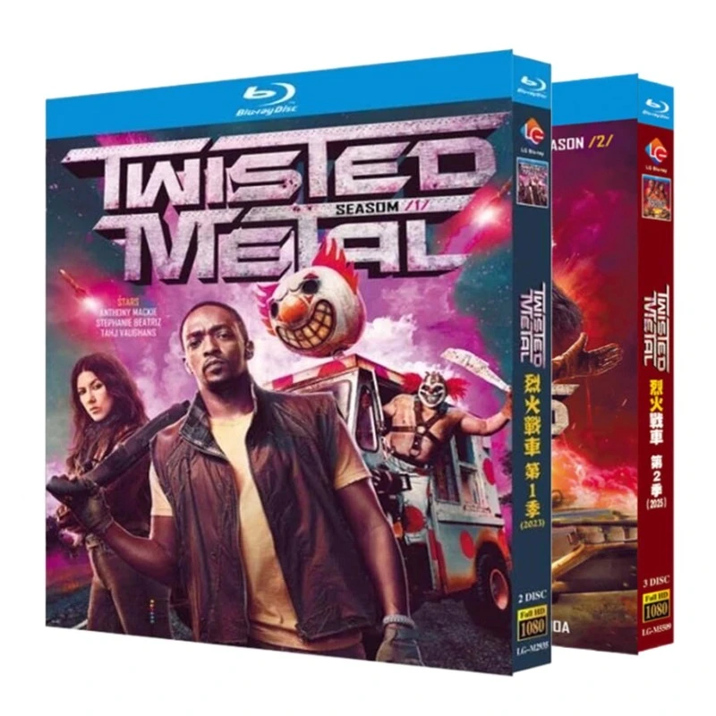 

Twisted Metal: Сезон 1-2, Blu-ray диск
