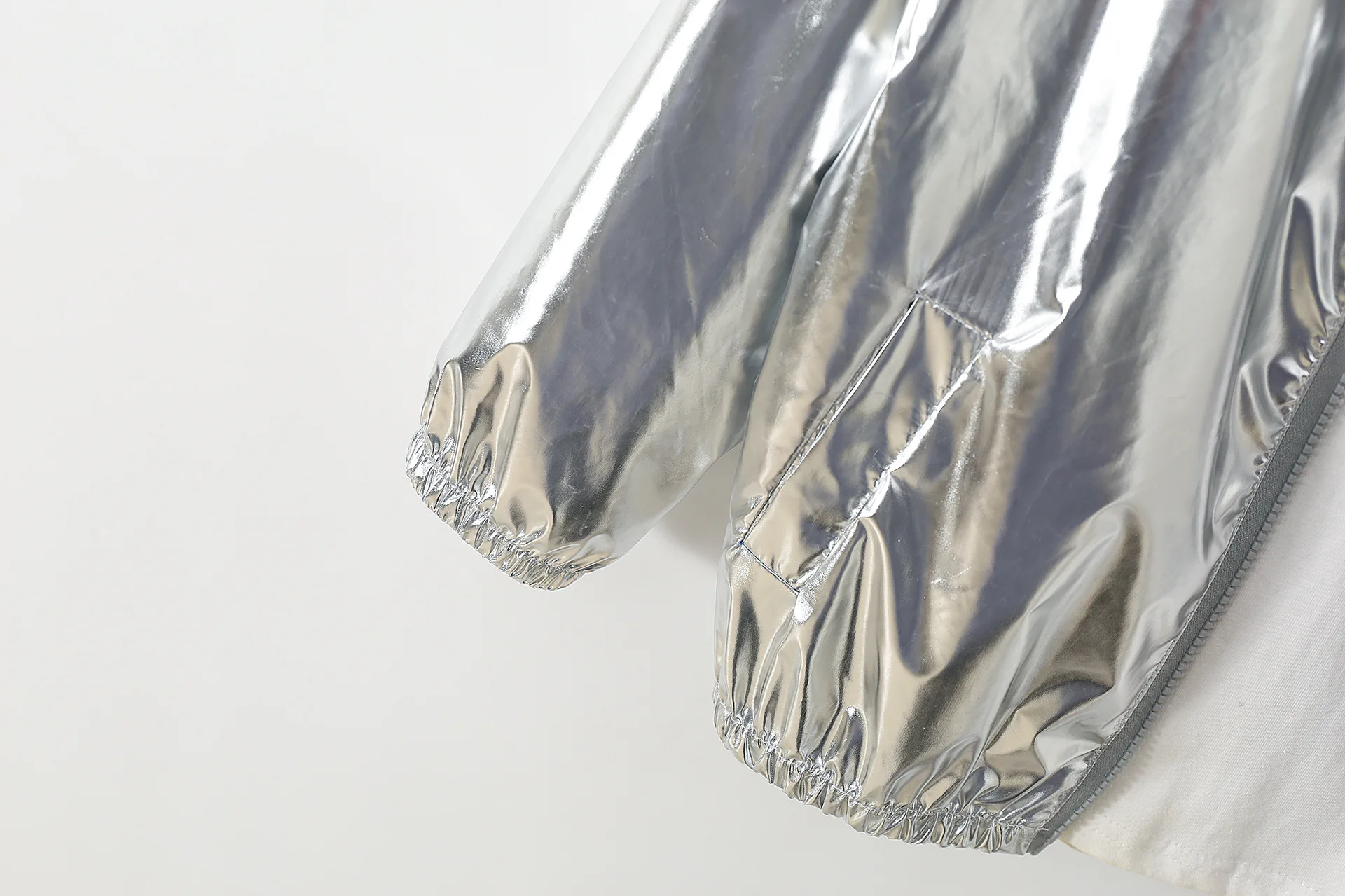 Mädchenjacke für 5-12 Jahre, Herbst, dünn, farbenfroh, glänzend, wasserdicht, Reißverschluss, Revers, Mädchen-Oberbekleidung, neue Kinderkleidung – Detail 9