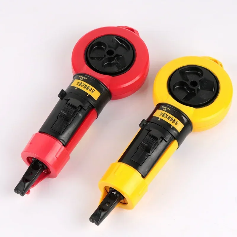 Small New Adjustable Line Tightness,Chalk Line Reel Chalk Line Woodworking Carpenter Marking Tool Automatic Ink 20M Coil Wire Bo