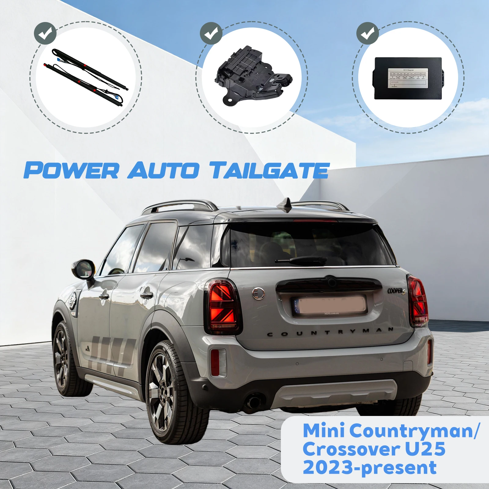 For Mini Countryman/Crossover U25 2023-present Car Automatic Lifting kit Opening Trunk Intelligent Electric Lift Tailgate