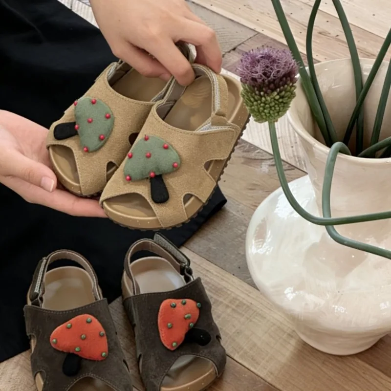 Mädchen Strandschuhe Süße Lässige Kinder-Sandalen Weiche Sohle Rutschfest 2026 Sommer Neue Kinder-Modesandalen Weiche Sohle – Detail 3
