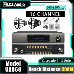 Betagear 868 Helium UHF 8-Way Active Antenna Splitter and Power Distribution UHF wireless system 500-950Mhz professional audio