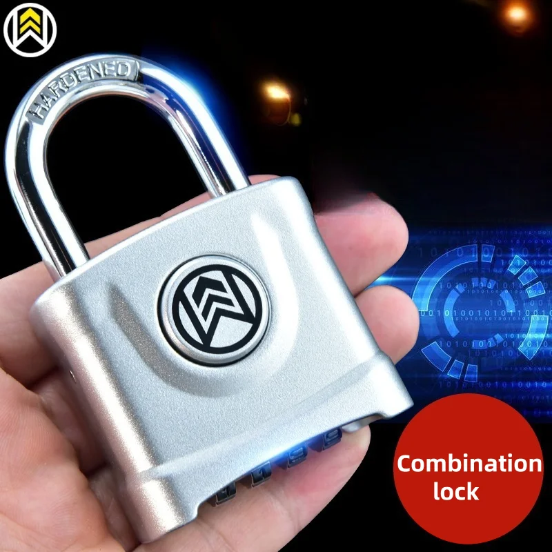 

Metal 4-digit combination lock Outdoor waterproof padlock Door lock Warehouse truck combination lock Home locker combination loc