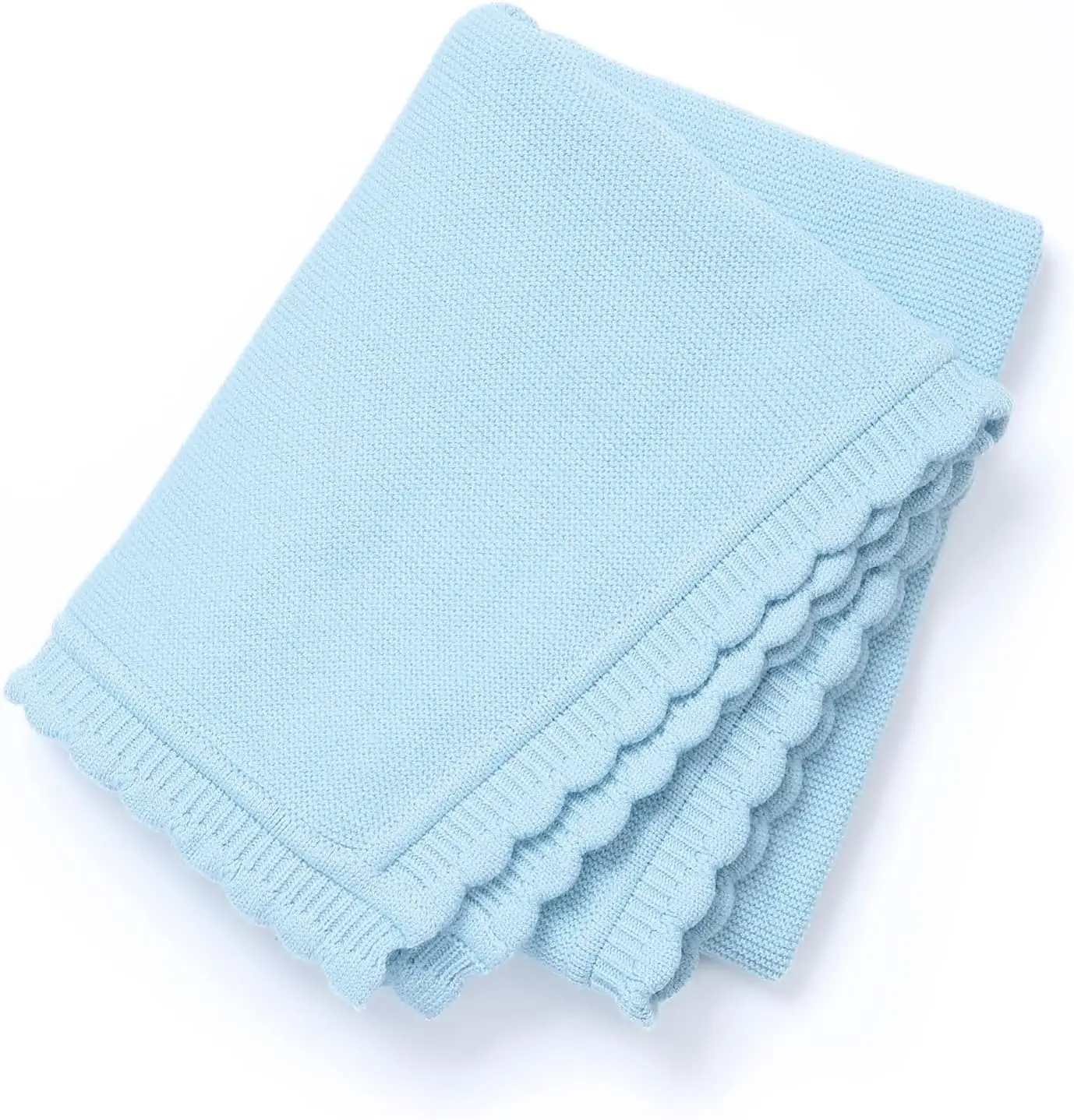 

Ультрамягкое детское одеяло 40x30 дюймов, теплое, для пеленания и укачивания, для младенцев (мальчиков и девочек), для кроватки и коляски, синее