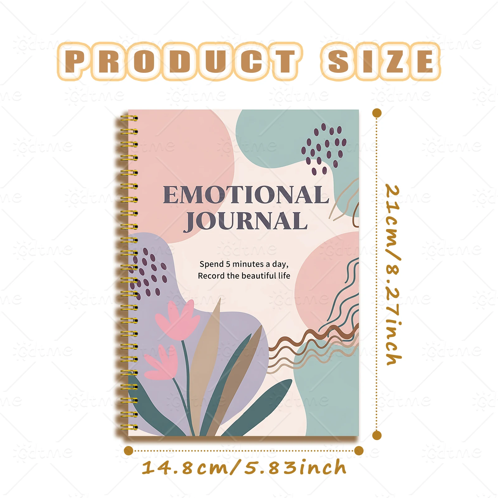 EMOTIONAL JOURNAL --Adult Mental Health Planner,Wellness Workbook,Therapy Worksheet,Anxiety Management,Self Care Tracker