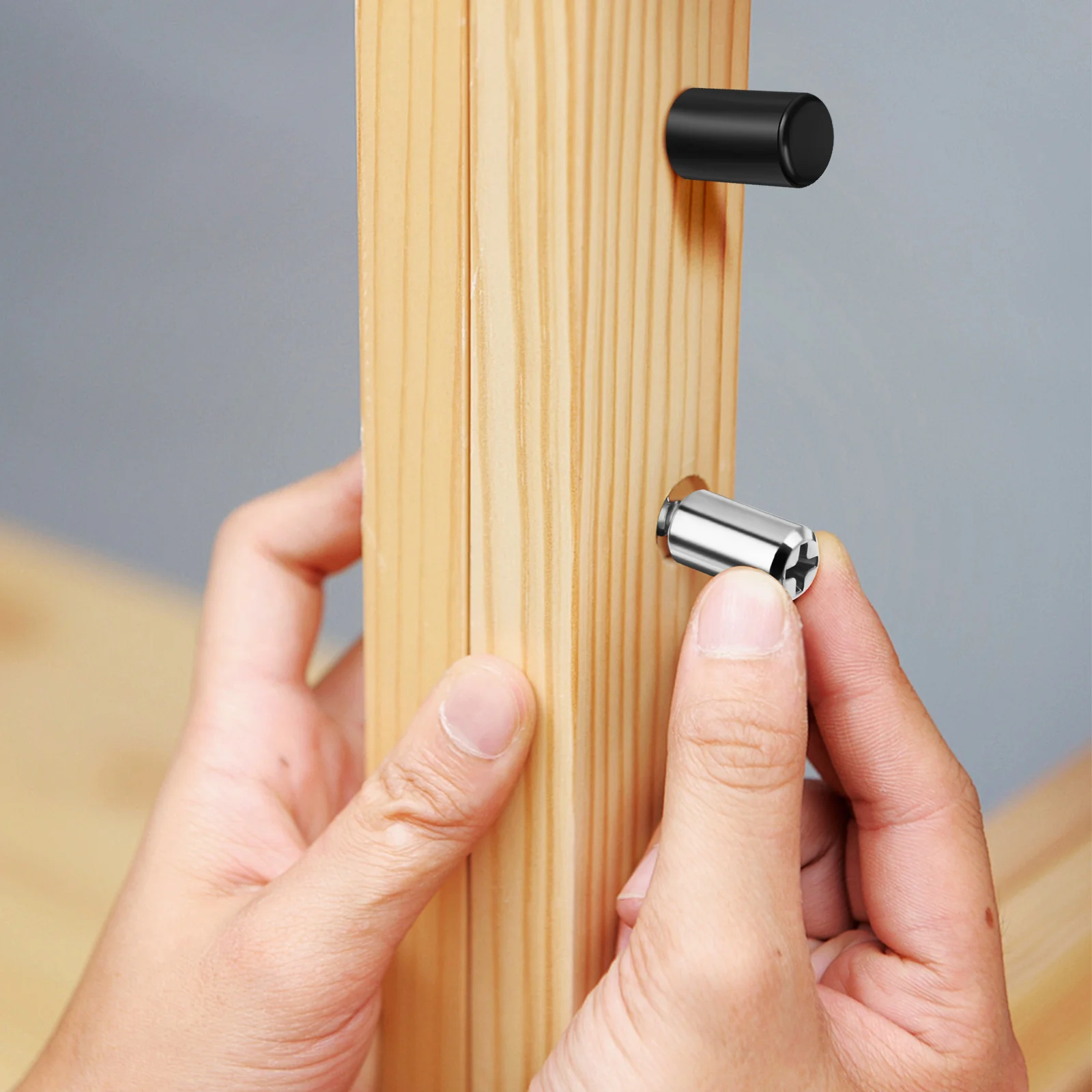 20 Buah Set Sekrup Klip Rak Mendukung Blok Pasak Pin Kabinet Rak Buku untuk Rak Pemegang Kaca