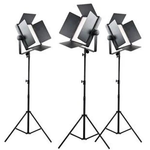 2022 China Hot Sale portable 60WP professional photography led video camera light  kit with bag