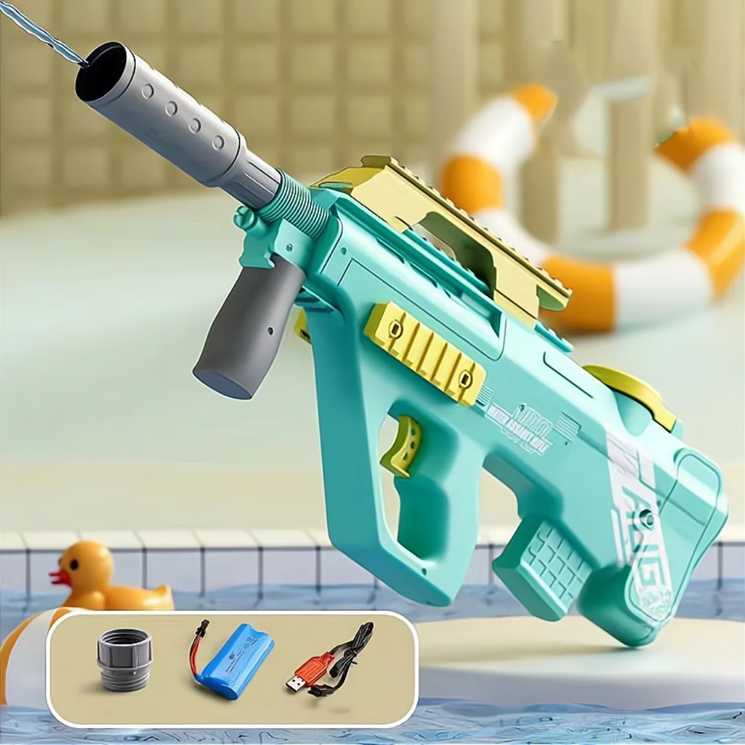 Elektrische Waterpistool Zomer Outdoor Zwemmen Strand Water Vechten Toysautomatische Water Blastersquip Pistolen Voor Volwassenen/Kinderen