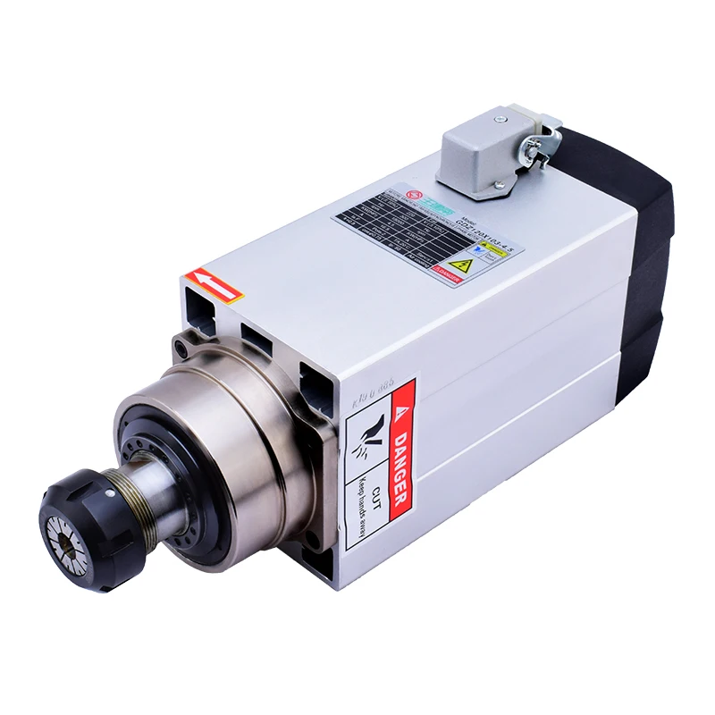 GDZ120*103-4.5kw Air Cooling Spindle Motor 4.5kw ER32 18000rpm CNC Spindle Motor For Engraving Cutting Wood MDF Acrylic Plywood
