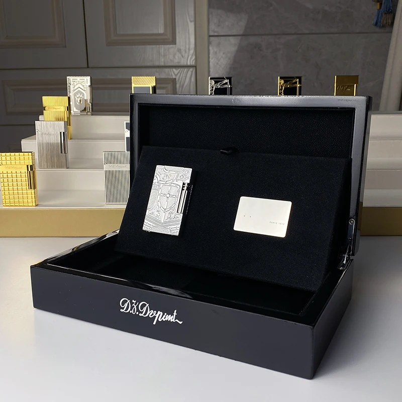 New commemorative edition single and double flame luxury lighter Ping Sound natural paint cigarette smoking butane lighter