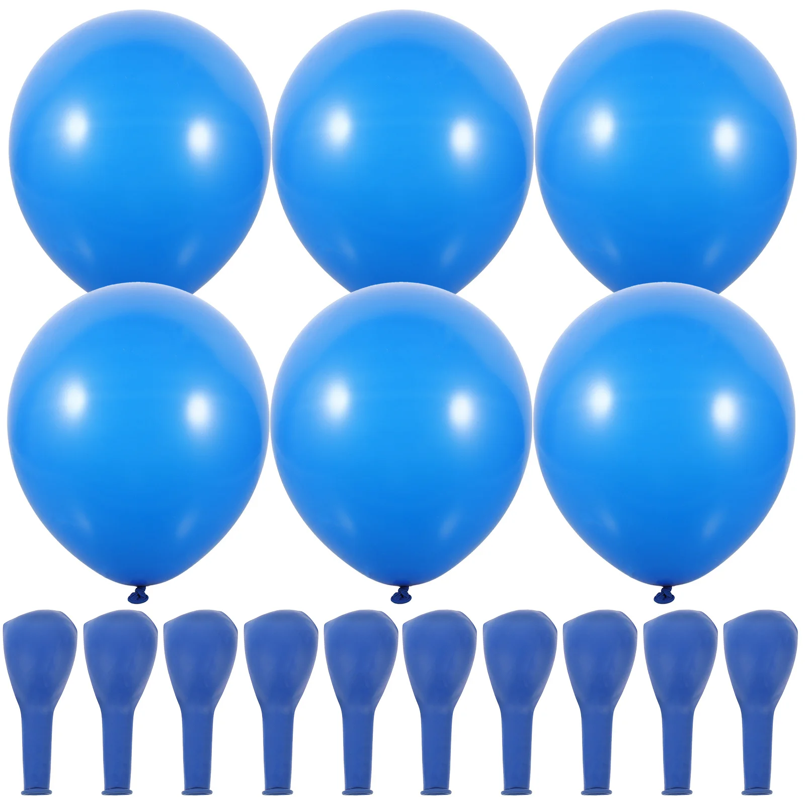 

Balloon Ribbon Party Wedding Blue Emulsion Balloons Decorations For Reception