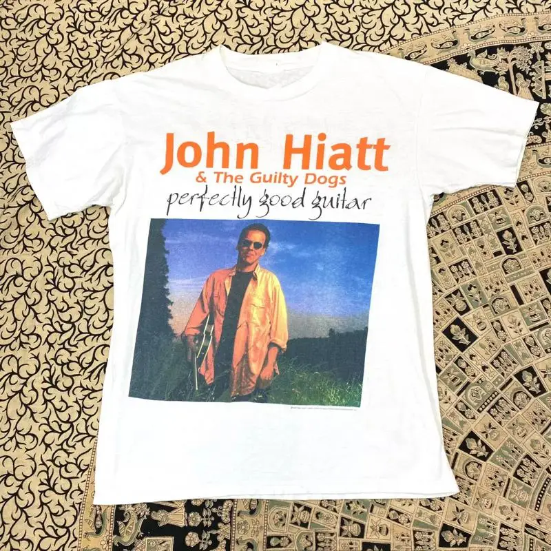 

John Hiatt Perfectly Good Guitar Tour T Shirt Full Size S 5Xl