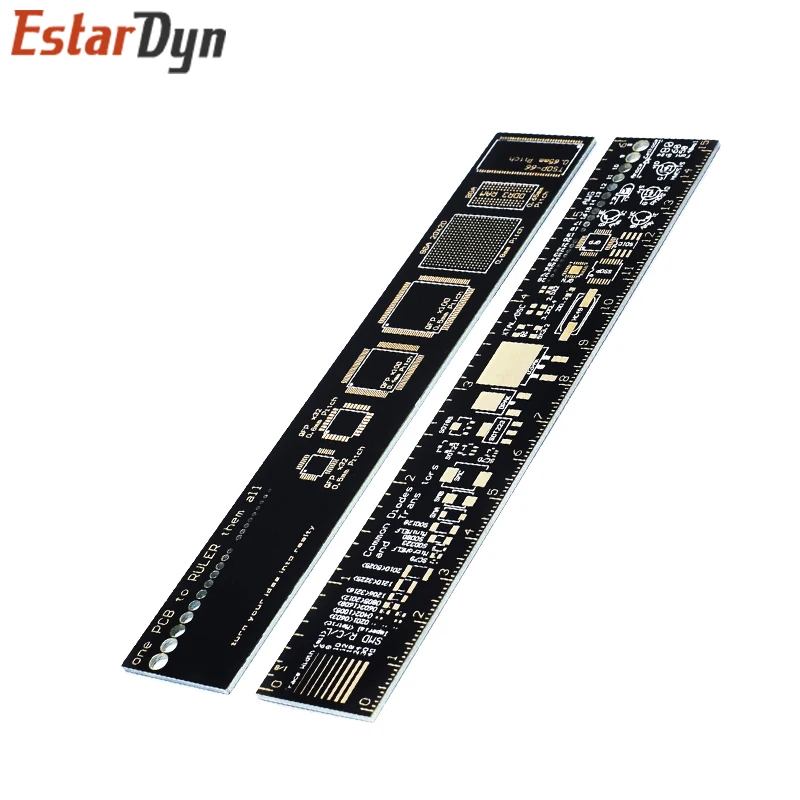 PCB Ruler 15cm For Electronic Engineers For Geeks Makers Fans PCB Reference Ruler PCB Packaging Units v2 - 6