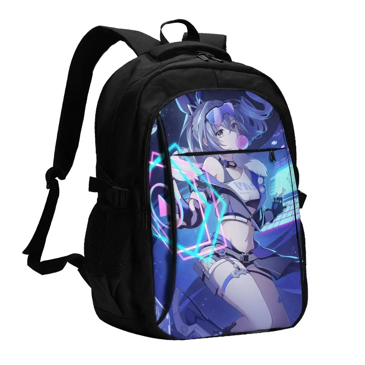 

Anime Honkai Star Rail Robin Travel Laptop Backpack, Business Water Resistant Laptop Backpack with USB Charging Port College Bag