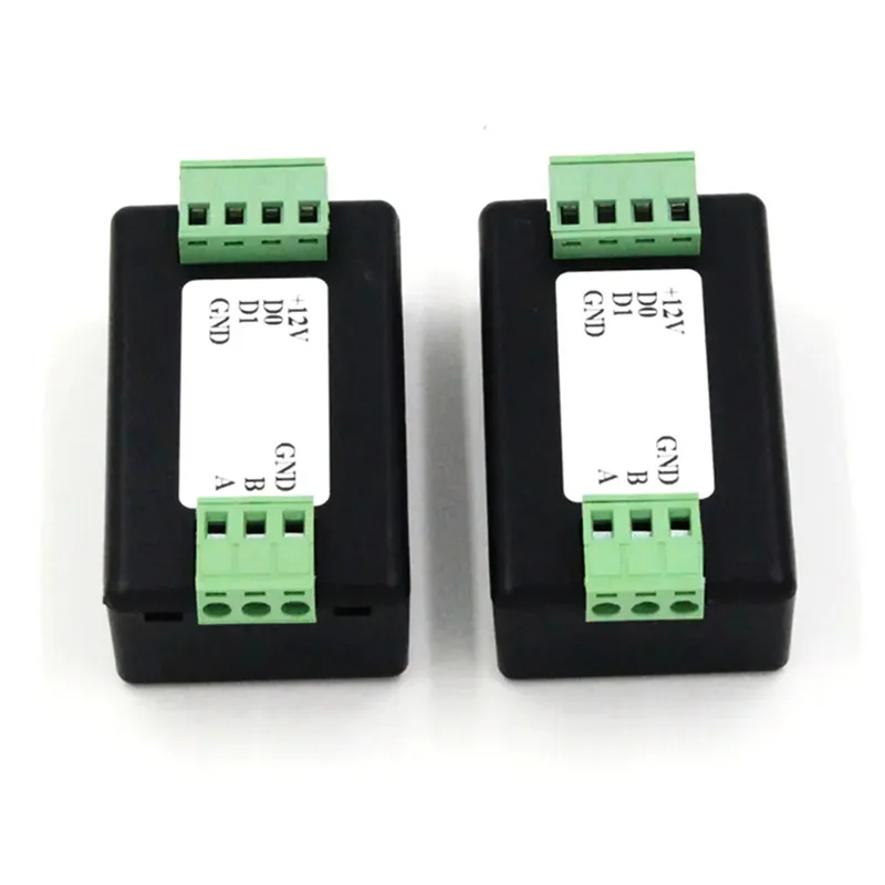 GROCE-2X Wiegand Extender / Wiegand-signaalformaat naar RS485-converter Automatisch herkennen alle WG-formaten verlengen tot 500 m