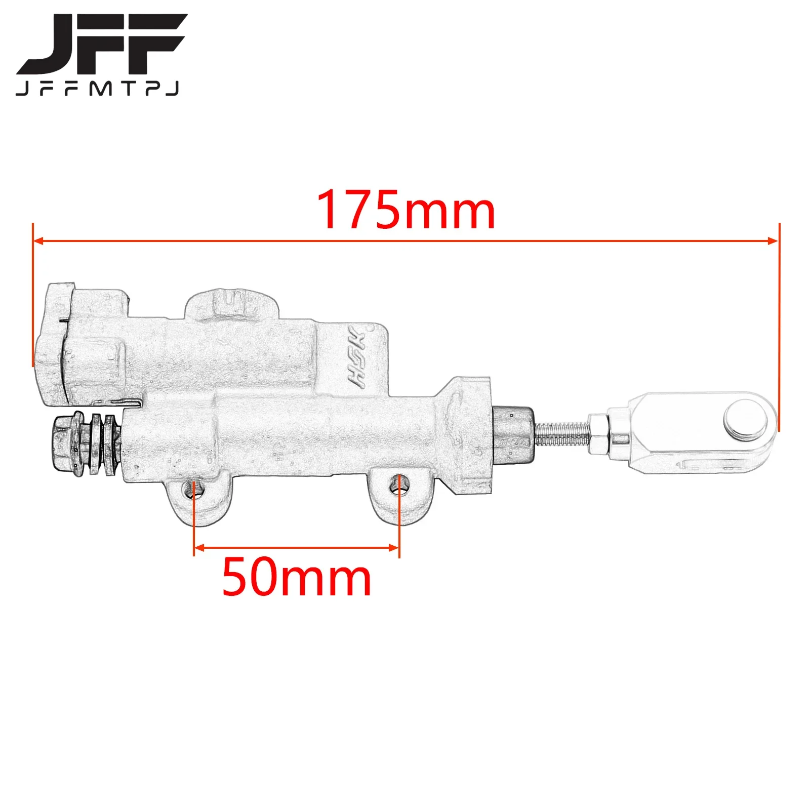 Pompe hydraulique de maître-cylindre de frein arrière de moto, pour Honda CRF250R CRF450R 2002-2022 CRF250X CRF450X 2004-2020