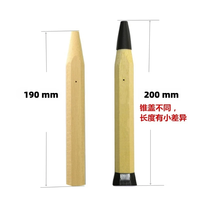 إصلاح المقبض الخشبي لمضرب كرة الريشة G4، غطاء مدبب، غطاء نهاية، قبضة المقبض، خشب الحور الأبيض