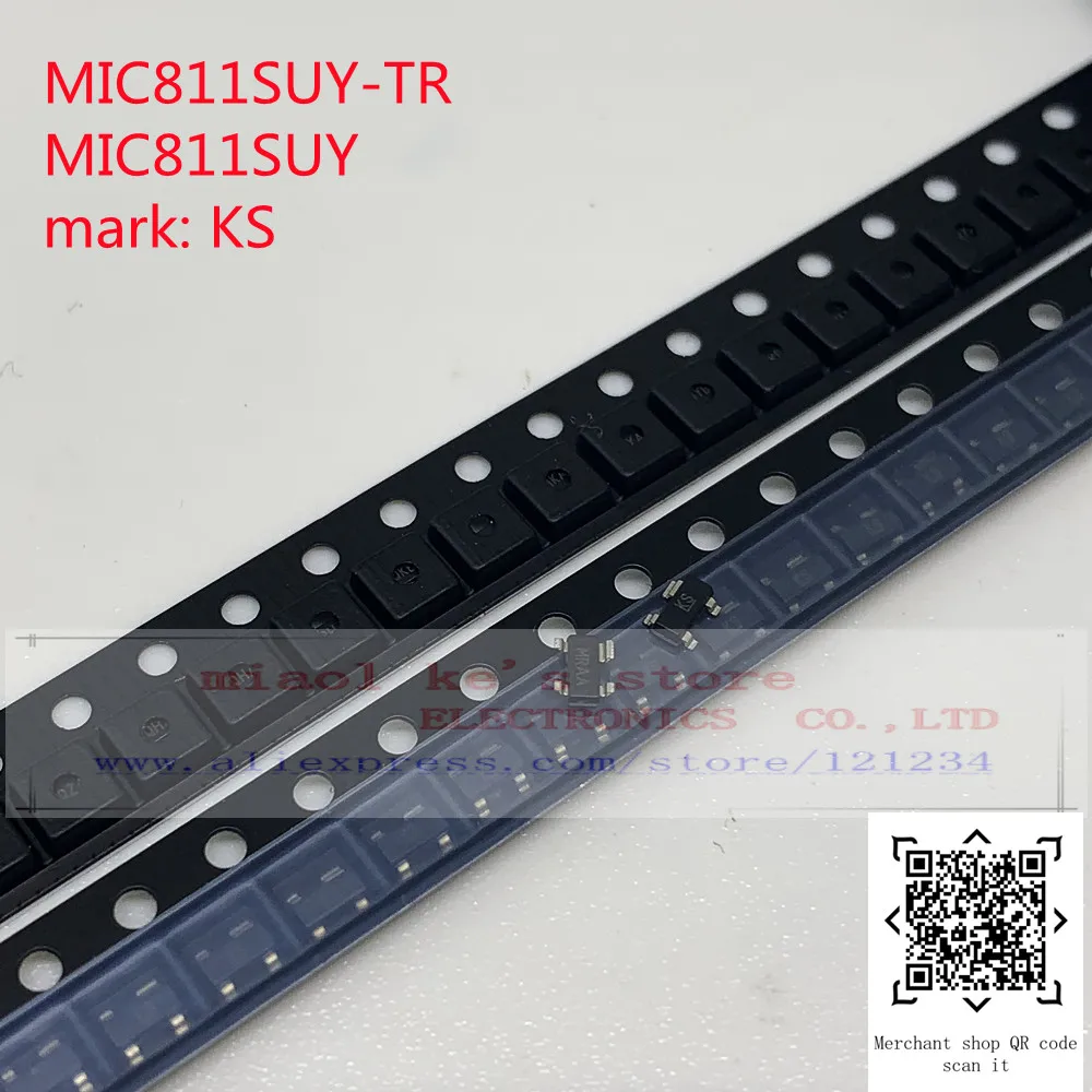 [10pcs]100%New original: MIC811SUY-TR MIC811SUY mark: KS - IC SUPERVISOR 1 CHANNEL SOT143