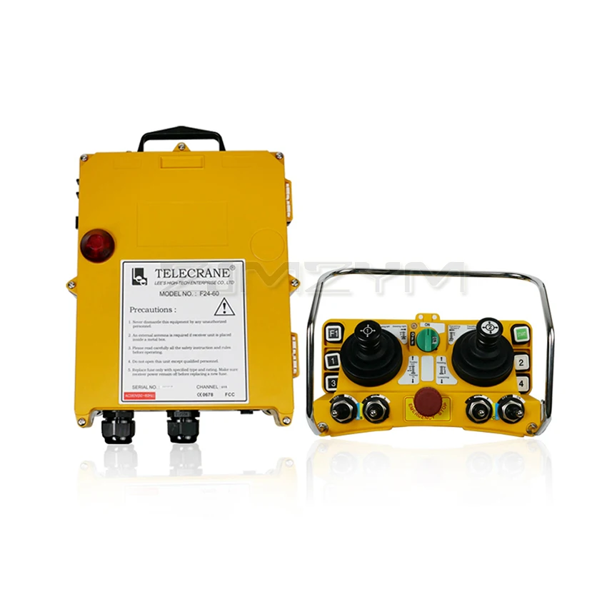 F24-60 Tower Crane Wireless Remote Control 6 Buttons Dual Rocker Arm Waterproof Dustproof Industrial Wireless Remote Control