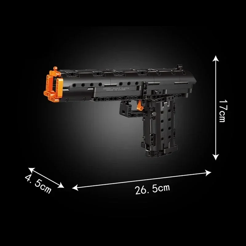 WW2 PPK Desert Eagle Military Series Bricks M92 Pistol USP Gun Model Bricks Building Blocks Zabawki dla dzieci Chłopiec Prezenty