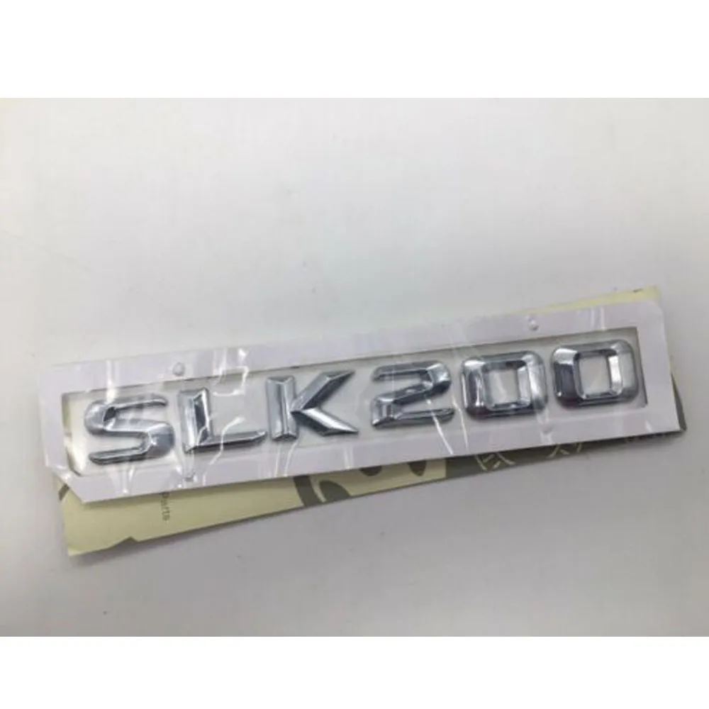 Car Rear Trunk Letters Word Emblem SLK200 Sticker For Mercedes Benz Silver SLK 200: Recensione e Valutazione