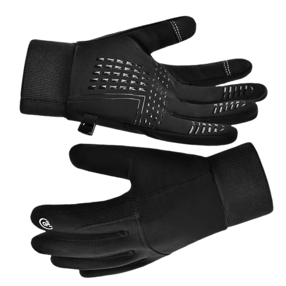 

Ridding Gloves Winter Biking Thermal Riding Warm Mens Driving Silica Gel Cold Weather Running Women's Work