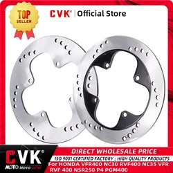 Rear Brake Disc Plate Brake Disk For HONDA VFR400 NC30 RVF400 NC35 VFR RVF 400 NSR250 P4 PGM400