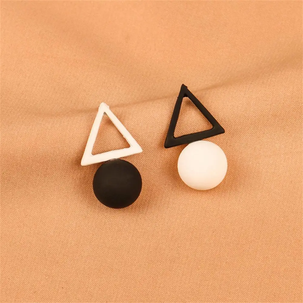 1~4PAIRS Hollow Earrings Geometric Temperament Women Jewelry Gift 925 Silver Needle Jewelry Gifts Ear Studs Round Circle Retro