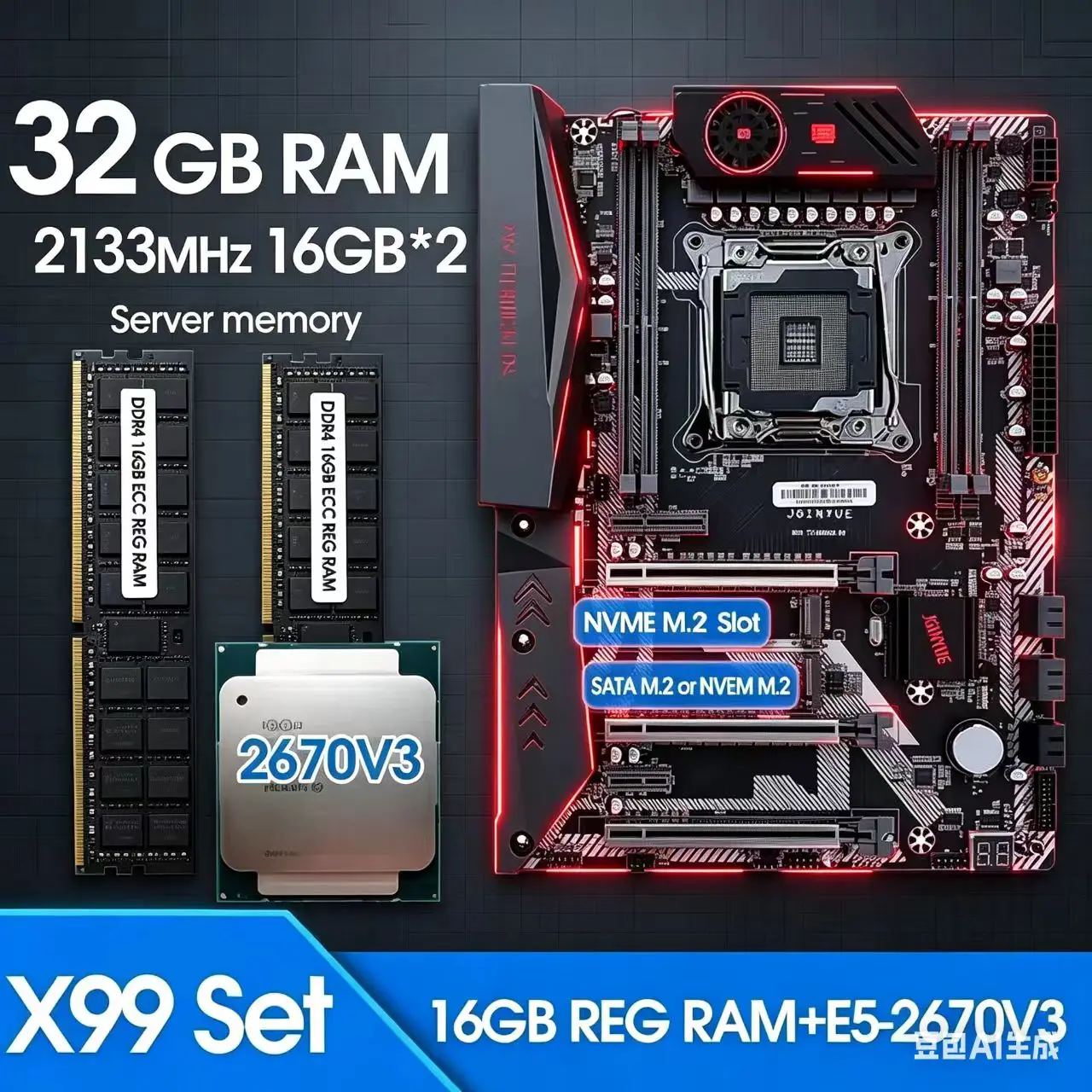 Kit x99 xeon e5 2670v3-AliExpress